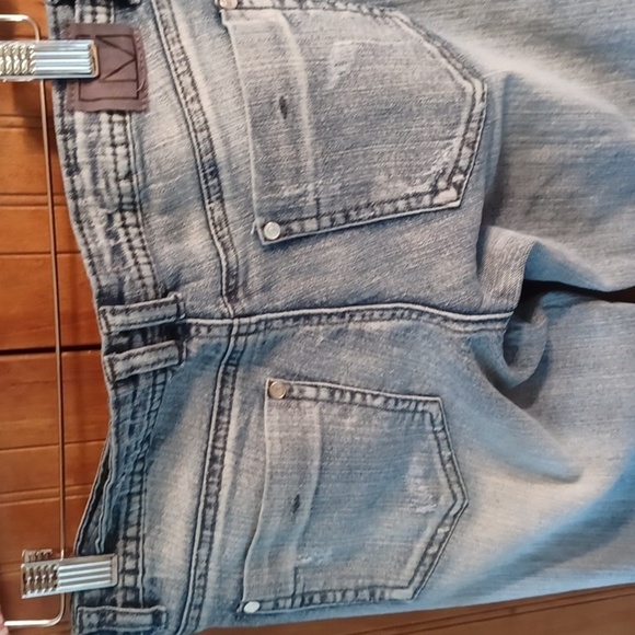 MATERIAL GIRL JUNIOR LOW RISE FLARED JEANS - Picture 5 of 8